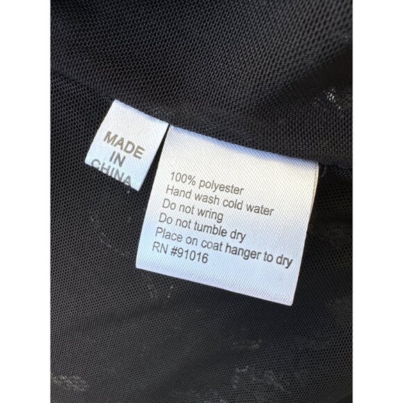 Vintage Obsedia Womens Black & White Lace Jacket With Embroidered Stars - Picture 10 of 10